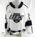 2025-26 Ontario Reign Jacob Moverare #43 Game Used White Jersey Set 1 56 119