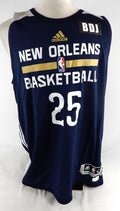 2015-16 New Orleans Pelicans Tony Allen #25 Game Issued Navy Practice Jersey BDJ