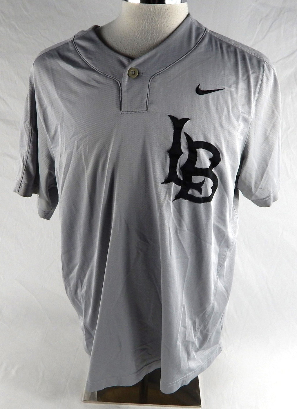 2021 Long Beach State Dirtbags #12 Game Used Grey Jersey Baseball XL 623