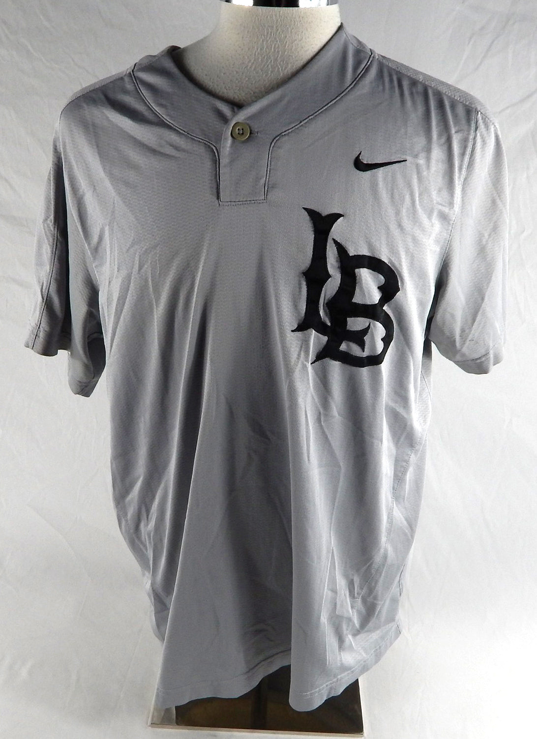 2021 Long Beach State Dirtbags #12 Game Used Grey Jersey Baseball XL 623