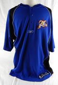 2000s Philadelphia 76ers Willie Green #33 Game Used Blue Shooting Shirt 2XL 554