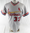 1991 St. Louis Cardinals #33 Game Used Grey Jersey Minor League 44 147