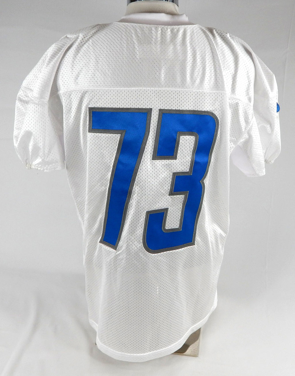 2017 Detroit Lions Greg Robinson #73 Game Issued White Practice Jersey 52 320 Pic2