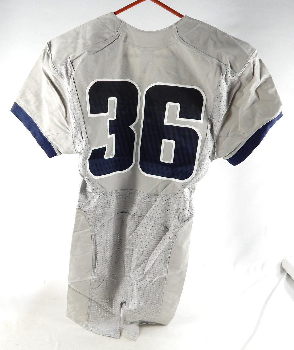 2012 Utah State Aggies #36 Game Issued Grey Jersey S DP84007 Pic2