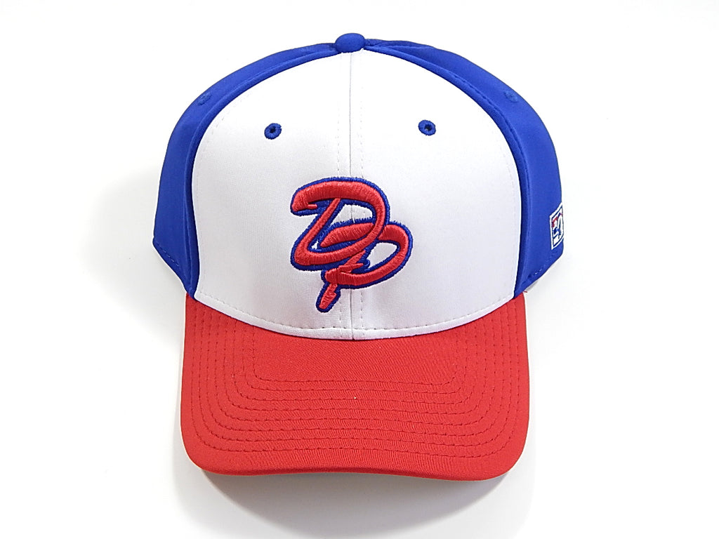 Detroit Pistons The Game Pro A-Flex Fit Hat Cap Red White White Blue New XL Pic2