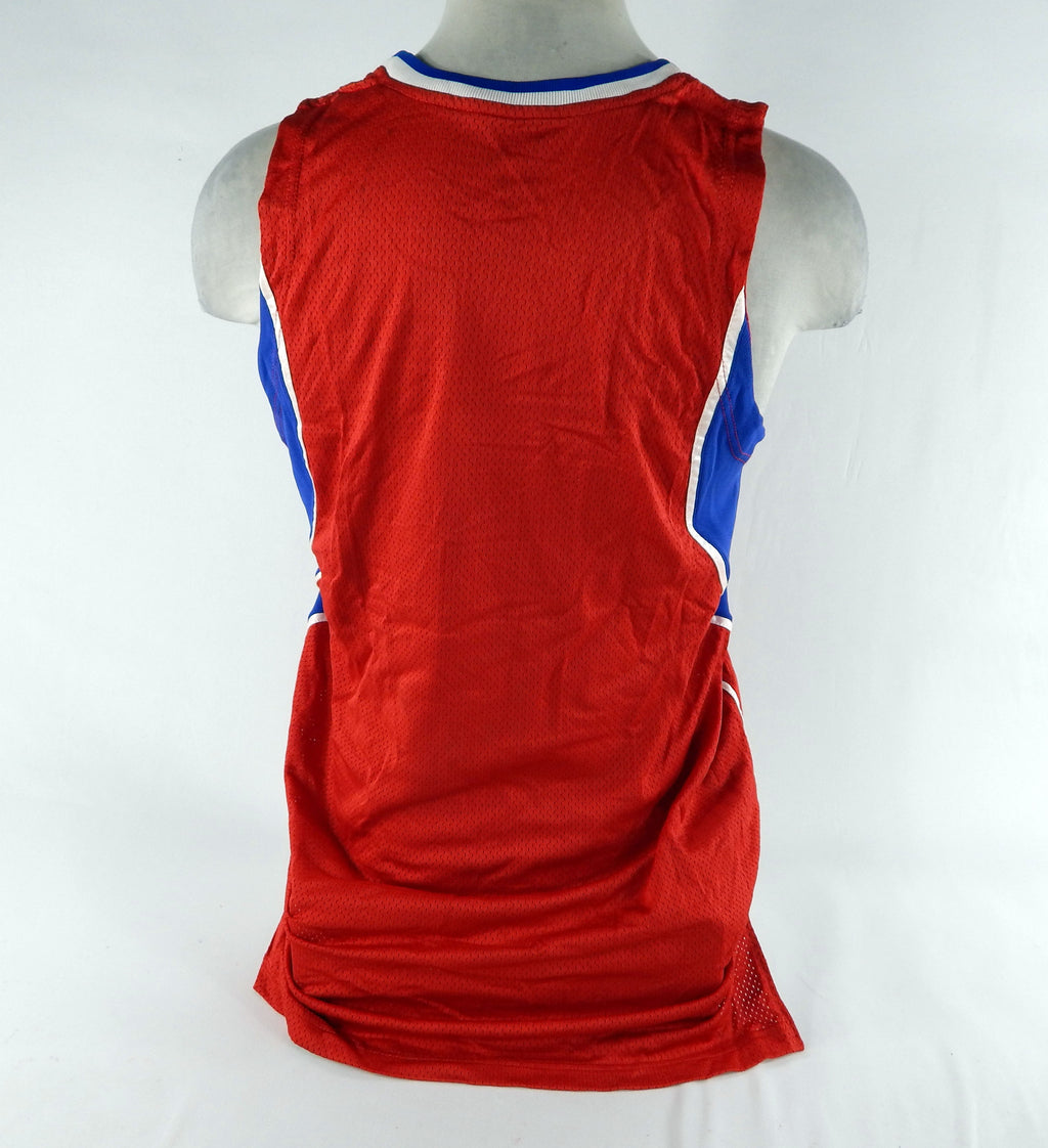 2008-09 Philadelphia 76ers Blank Game Issued Red Jersey 44 DP68955 Pic2