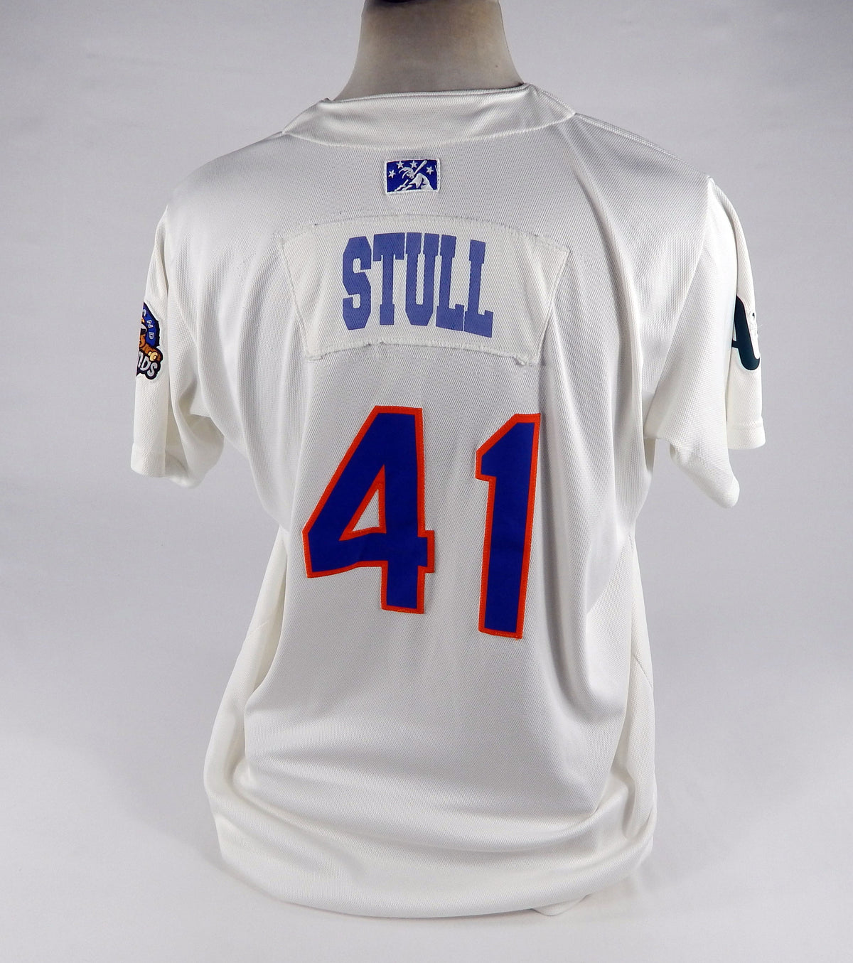 2016-19 Midland Rockhounds Cody Stull #41 Game Used White Jersey 46 DP71938