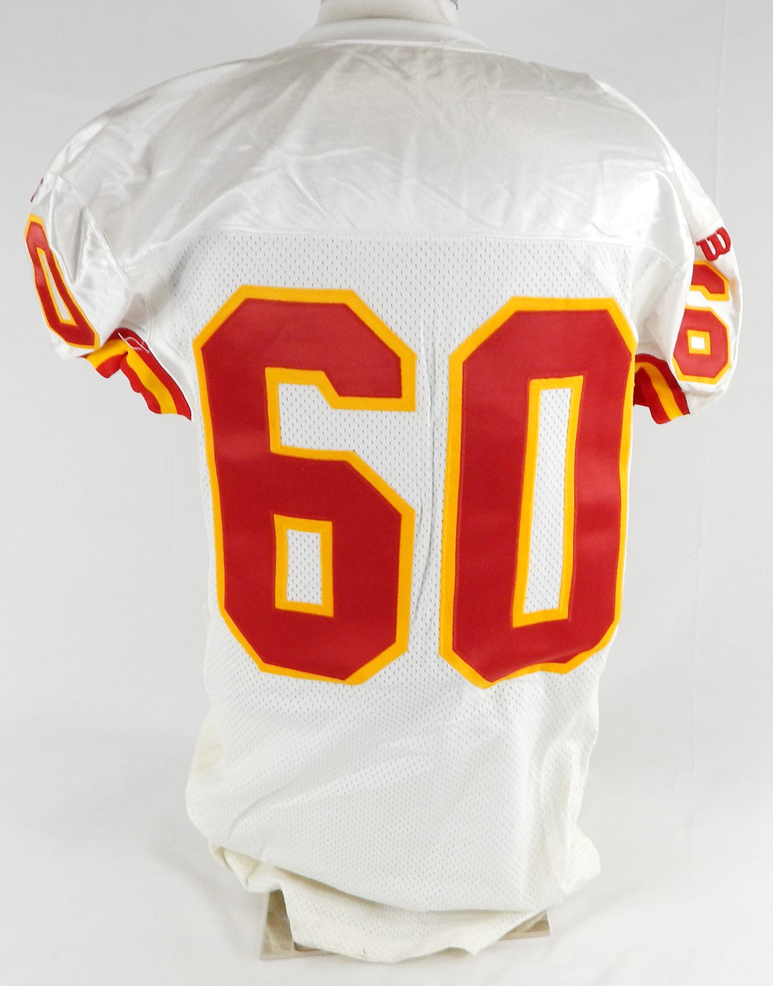 1994 Kansas City Chiefs #60 Game Issued White Jersey 75th Patch 46 088 Pic2