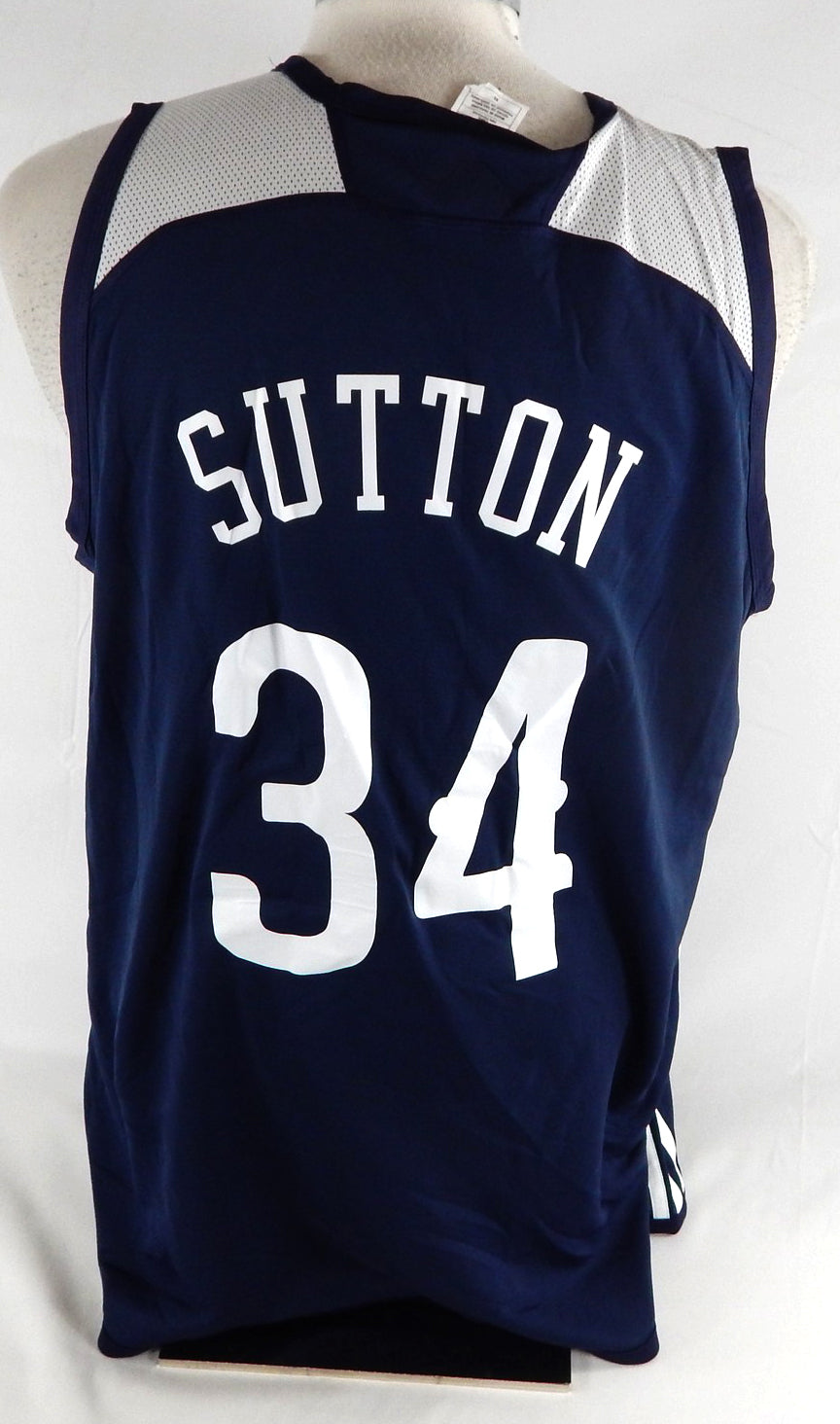 2015-16 New Orleans Pelicans Sutton #34 Game Issued Navy Practice Jersey BDJ P 8 Pic2