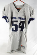 2013 Utah State Aggies #54 Game Issued Grey Jersey L DP84010