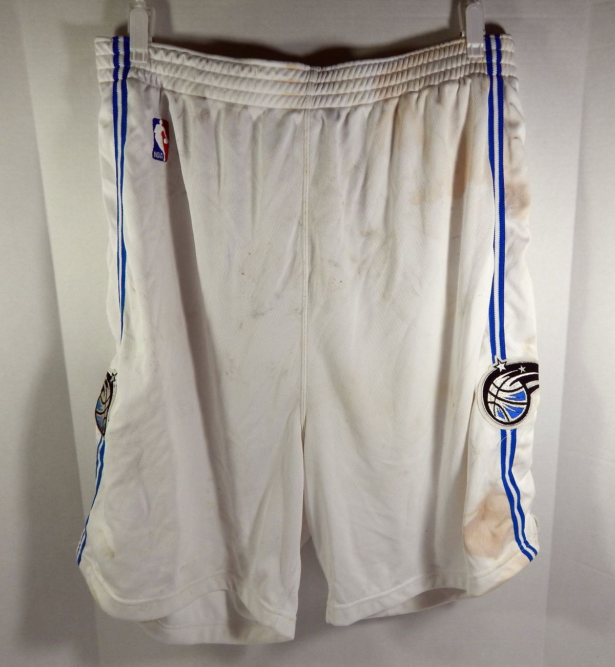 2000s Orlando Magic #50 Game Issued White Shorts 46 DP53788