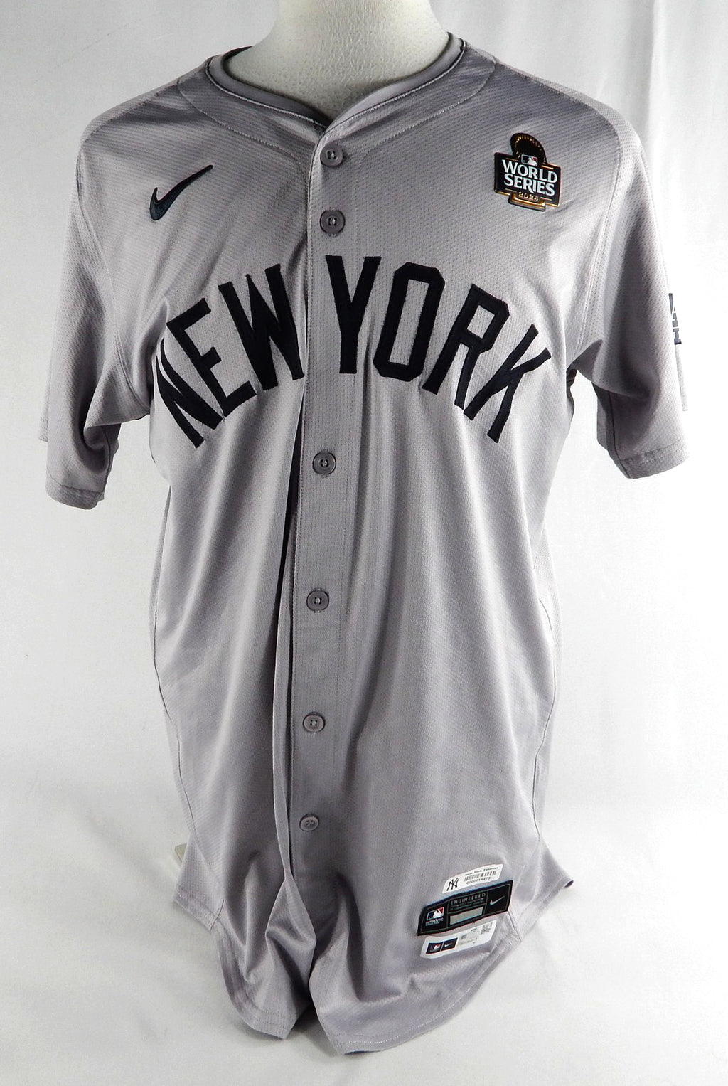 2024 New York Yankees Tanner Swanson #76 Game Issued Used Grey Jersey World Ser