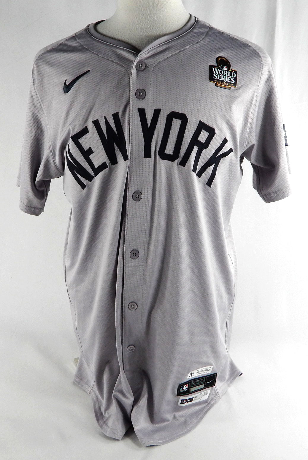 2024 New York Yankees Tanner Swanson #76 Game Issued Used Grey Jersey World Ser