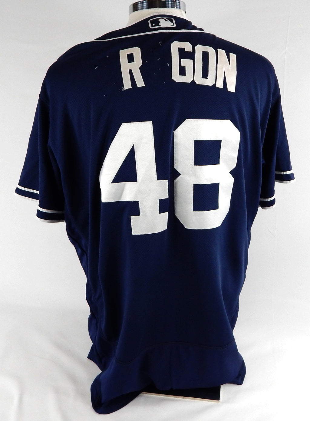 2012-19 San Diego Padres #48 Game Used Navy Jersey ST BP 48 587 Pic2