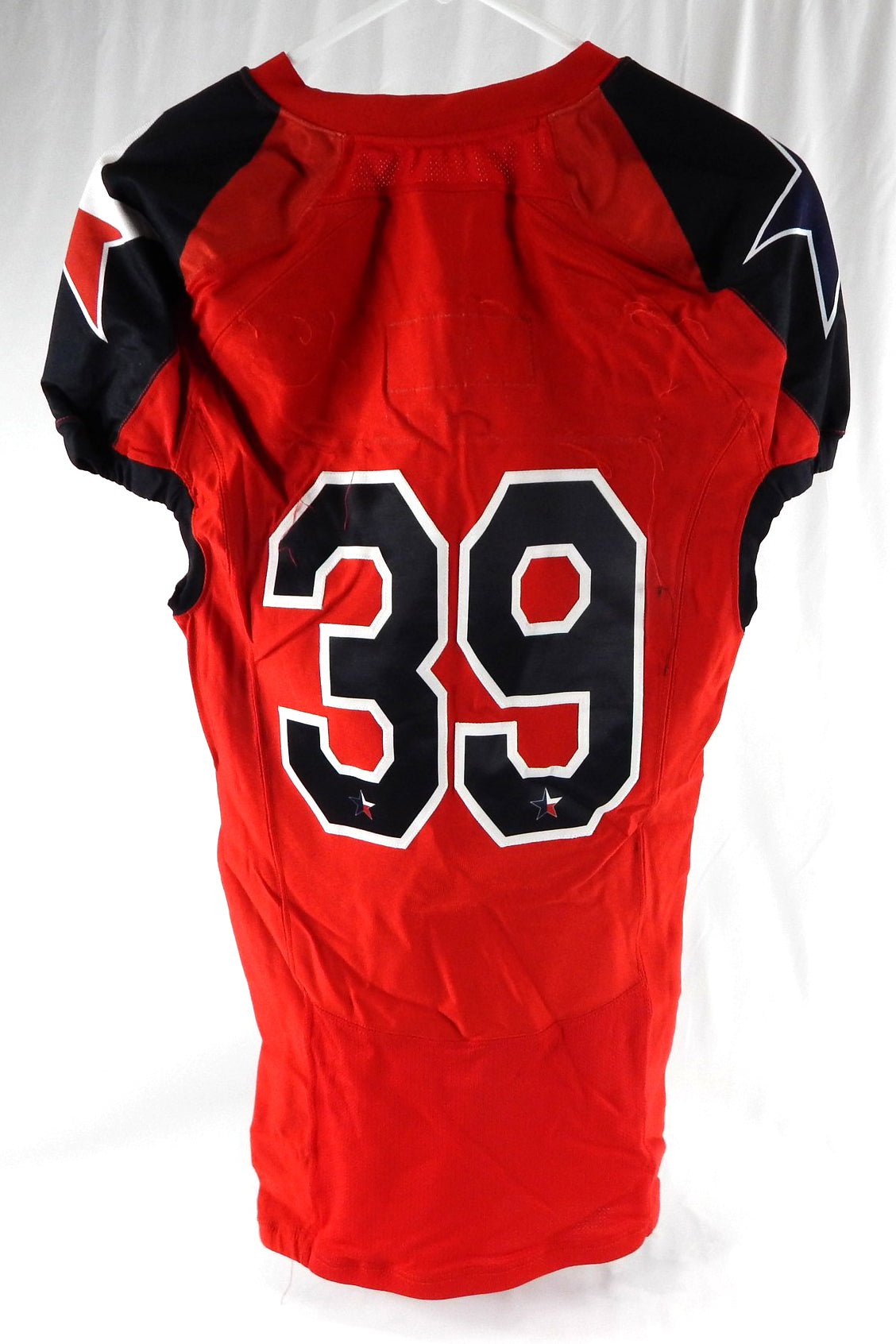 2012 Texas Tech Red Raiders #39 Game Used Red Jersey Lone Star Football NP Rem 8 Pic2