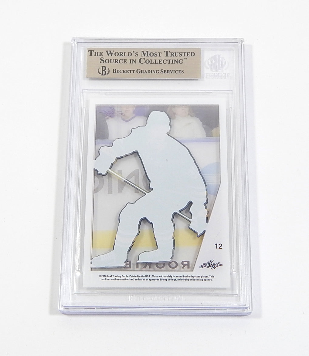 2016-17 Leaf Rookie Retro Bronze Jack Eichel RC #12 Rookie BGS 9.5 Pic2