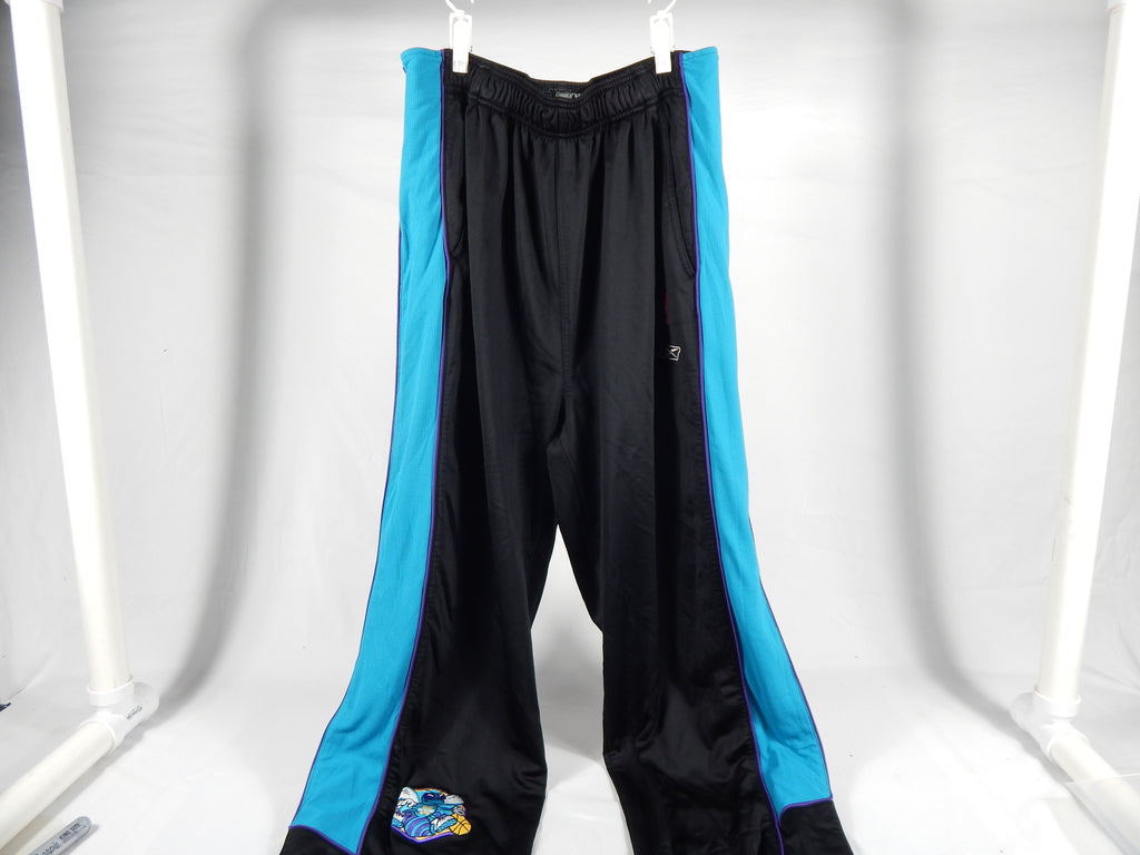 2000s New Orleans Hornets Game Issued Black Basketball Pants 2XL 522