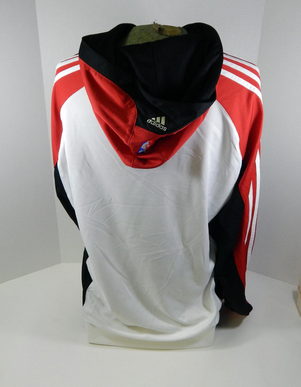 2000s Portland Trailblazers Game Issued White Warm Up Zip Jacket XL DP50752 Pic2