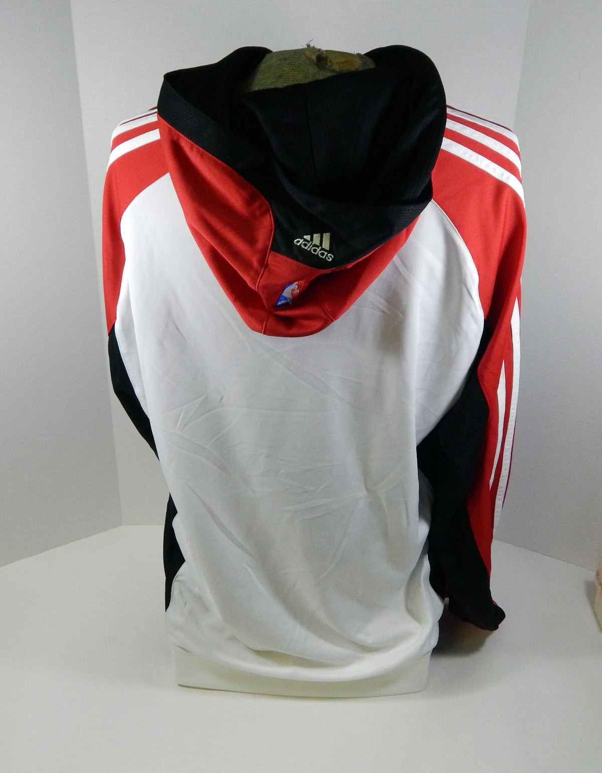 2000s Portland Trailblazers Game Issued White Warm Up Zip Jacket XL DP50752 Pic2