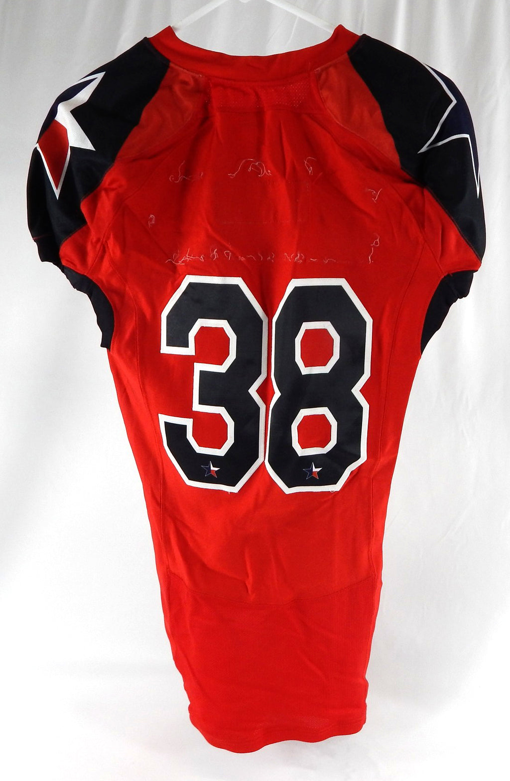 2012 Texas Tech Red Raiders #38 Game Used Red Jersey Lone Star Football NP Rem 9 Pic2