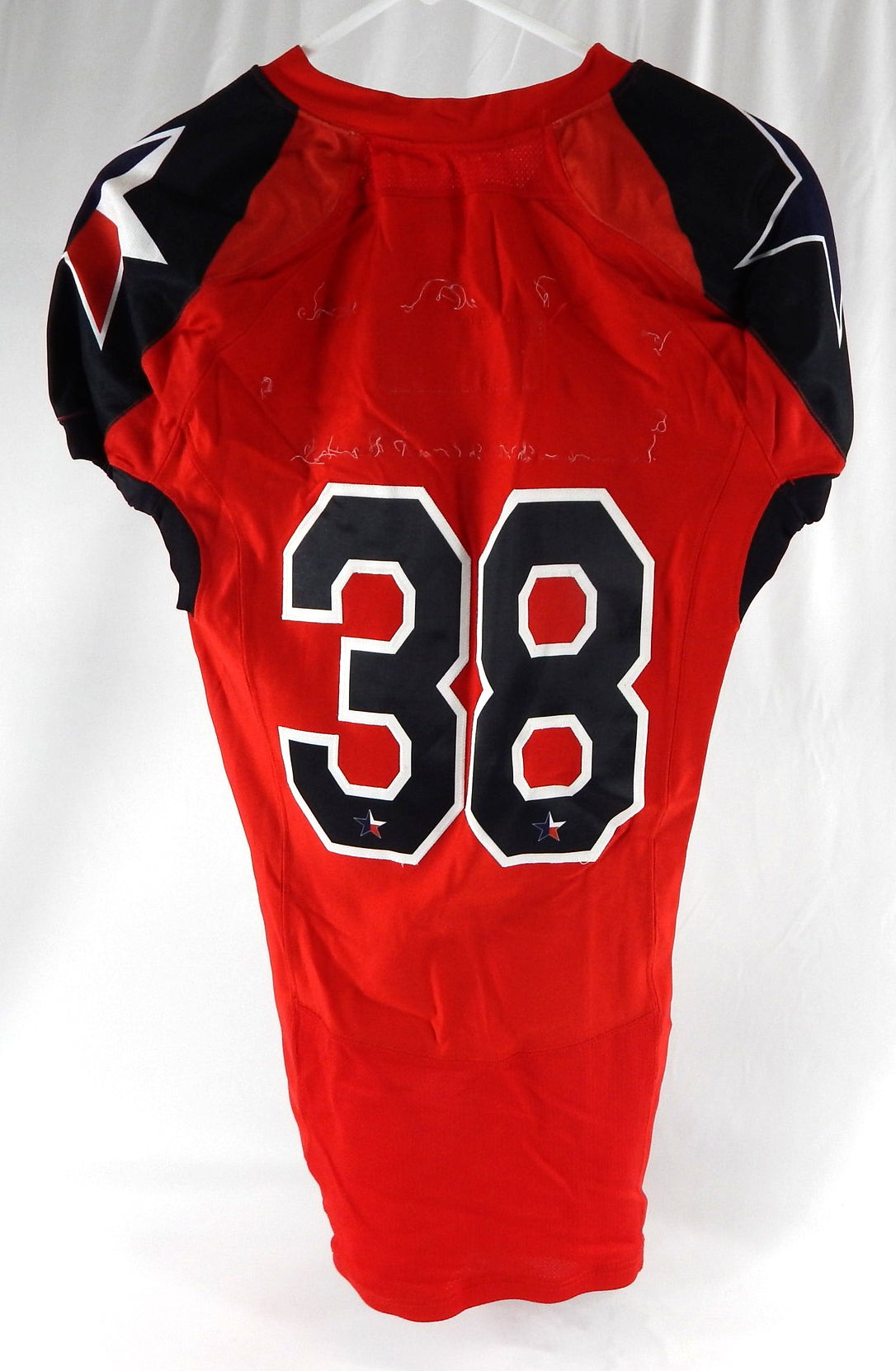 2012 Texas Tech Red Raiders #38 Game Used Red Jersey Lone Star Football NP Rem 9 Pic2