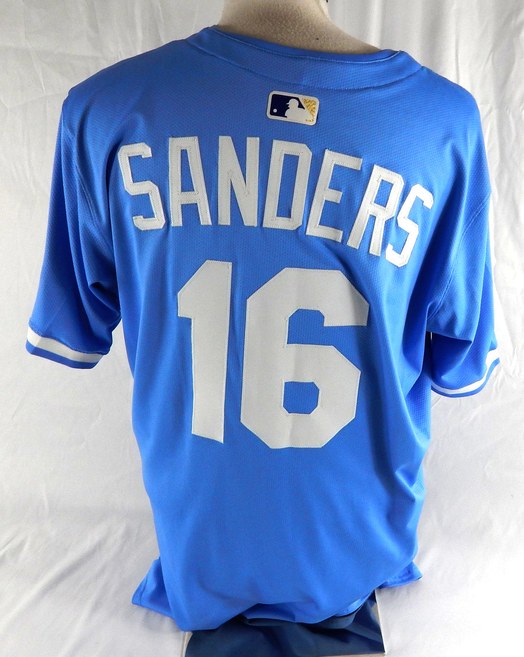 2025 Kansas City Royals Reggie Sanders #16 Game Issued Powder Blue Jersey 48 722 Pic2