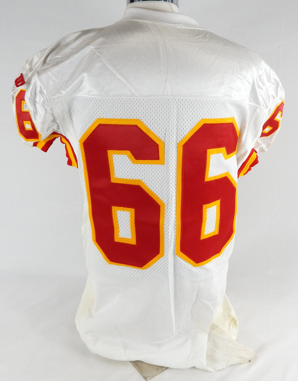 1994 Kansas City Chiefs #66 Game Issued White Jersey 75th Patch 46 092 Pic2