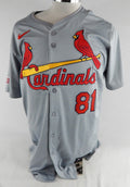 2024 St. Louis Cardinals Wade Stauss #81 Game Issued Grey Jersey 48 572