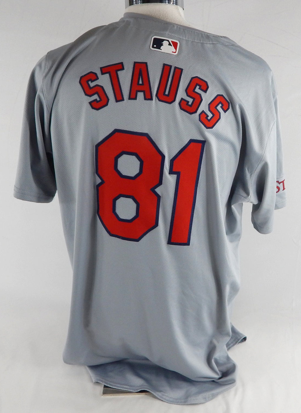 2024 St. Louis Cardinals Wade Stauss #81 Game Issued Grey Jersey 48 572 Pic2
