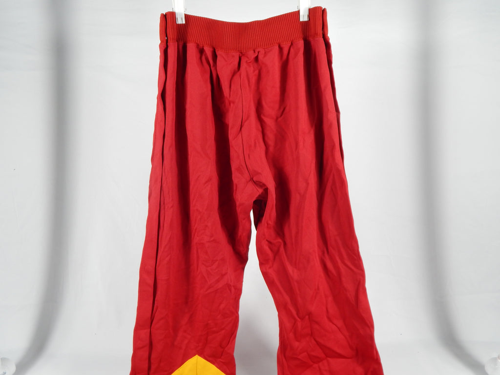 1988-89 Atlanta Hawks #40 Game Used Red Warm Up Pants 38 524 Pic2