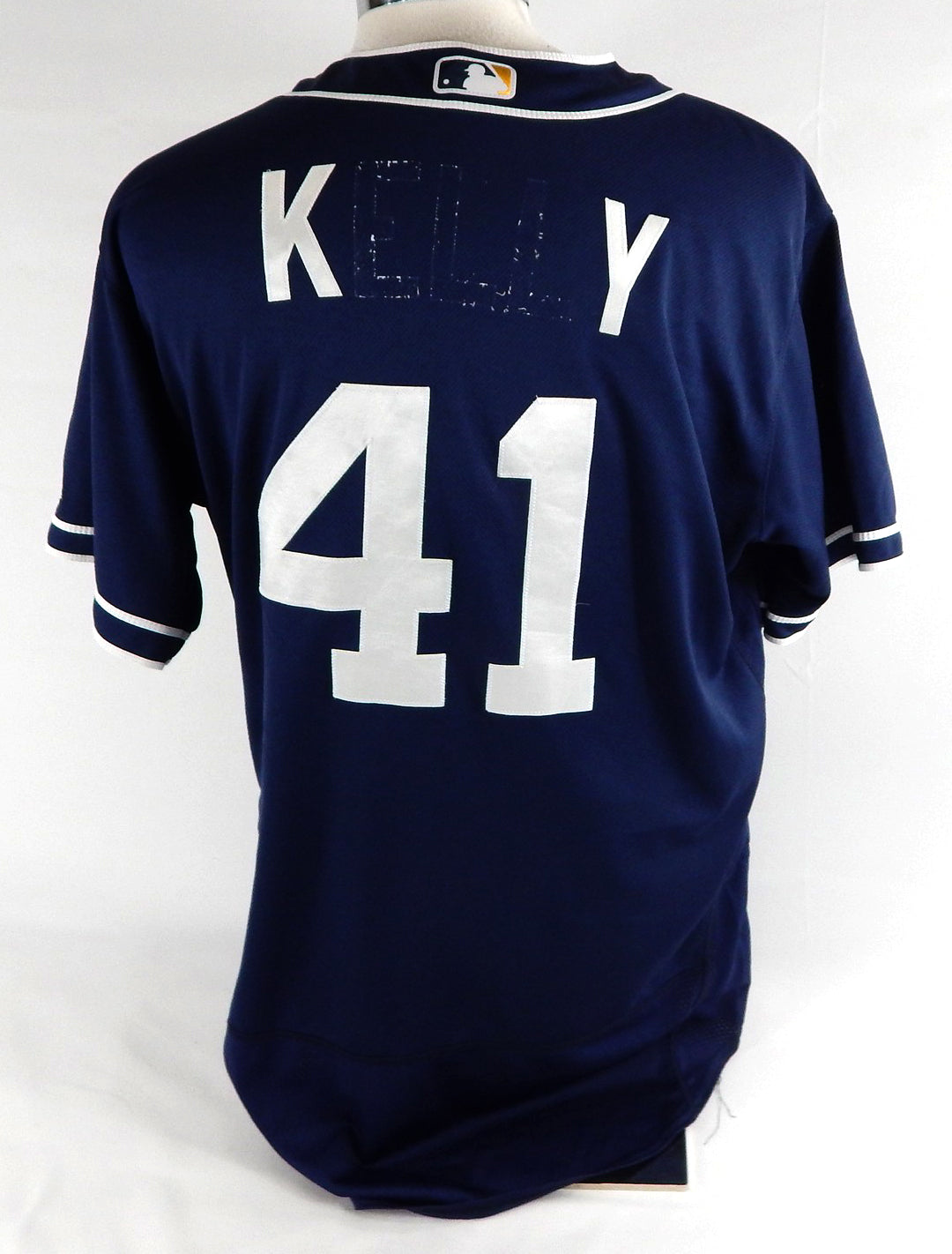2012-19 San Diego Padres Kelly #41 Game Used Navy Jersey ST BP 48 590 Pic2