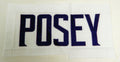 2014 Minnesota Vikings Julian Posey # Game Issued White Name Plate DP14834