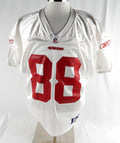2009 San Francisco 49ers Isaac Bruce #88 Game Used White Practice Jersey L 401