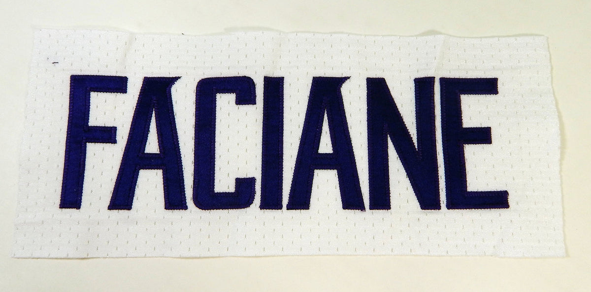 2014-16 Minnesota Vikings Isame Faciane #73 Game Issued White Name Plate DP14836