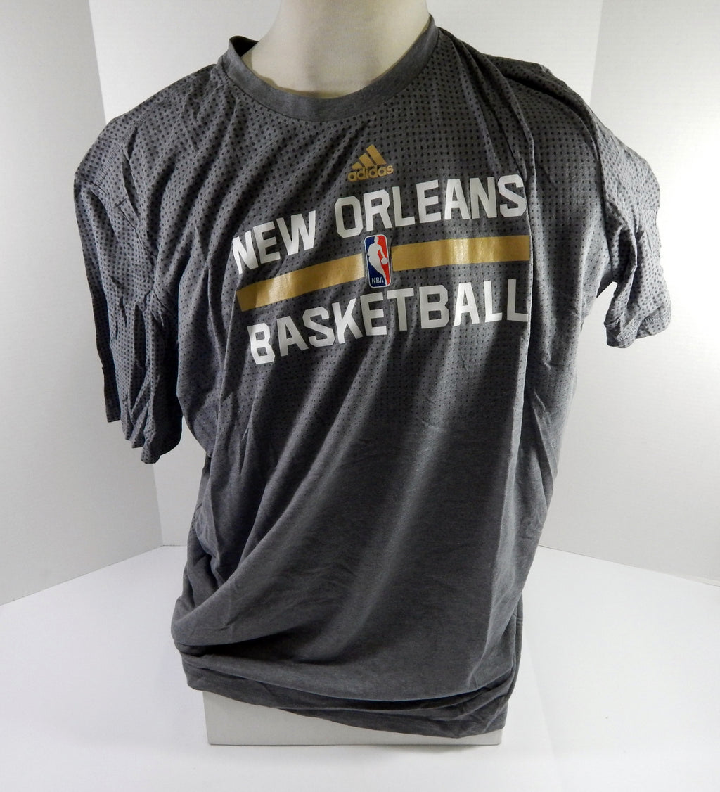 2015-16 New Orleans Pelicans Team Issued Grey Training Shirt 3XL 503
