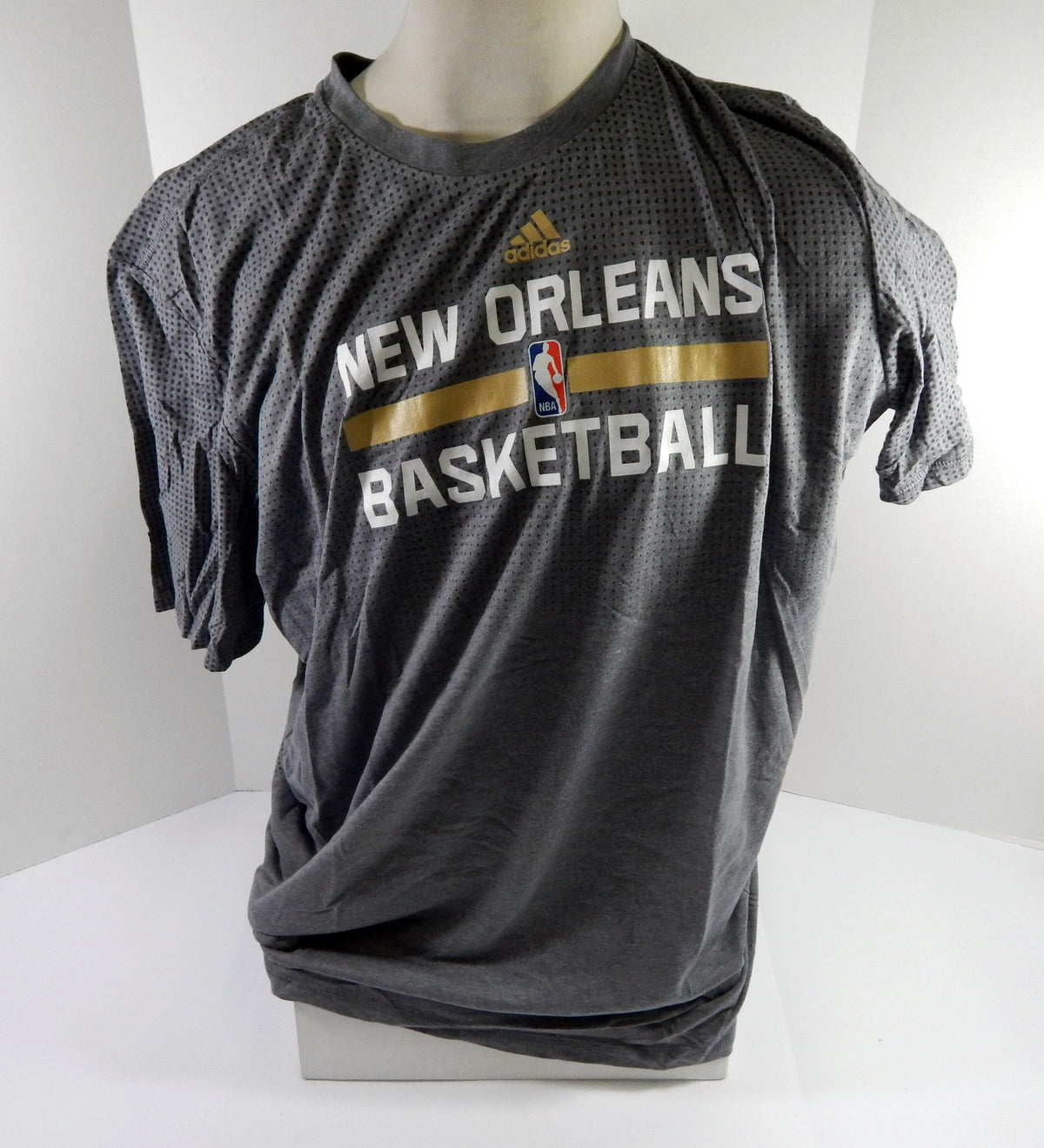 2015-16 New Orleans Pelicans Team Issued Grey Training Shirt 3XL 503