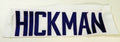 2015 Minnesota Vikings Greg Hickman # Game Issued White Name Plate DP14842