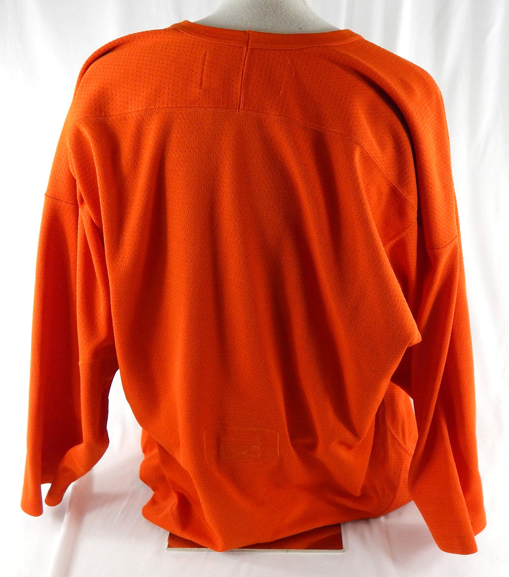 Minnesota Golden Gophers Game Used Orange Practice Jersey Hockey 50 158 Pic2