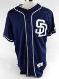 2012-19 San Diego Padres Ortega #22 Game Used Navy Jersey ST BP 46 0593