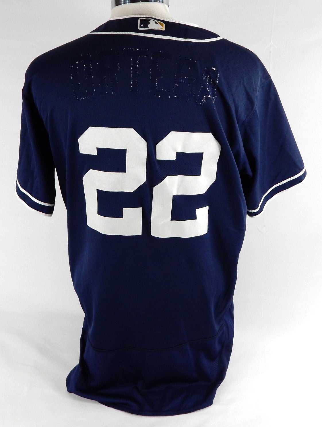 2012-19 San Diego Padres Ortega #22 Game Used Navy Jersey ST BP 46 0593 Pic2
