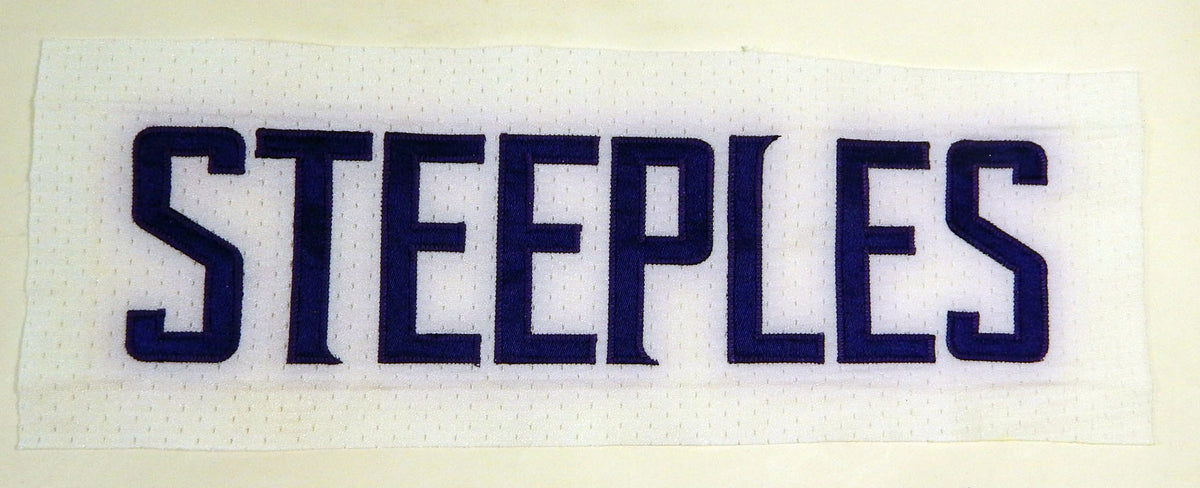 2013 Minnesota Vikings Robert Steeples #26 Game Used White Name Plate DP14856