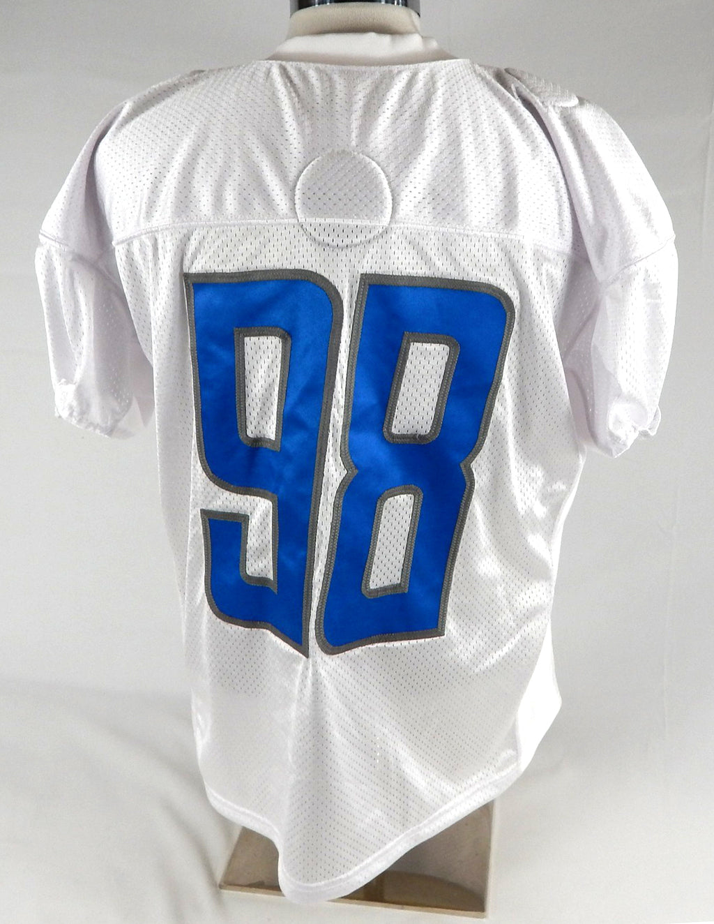 2022 Detroit Lions #98 Game Issued White Practice Jersey 52 331 Pic2
