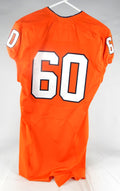 2013 Virginia Cavaliers #60 Game Used Orange Jersey NP Rem 42 161