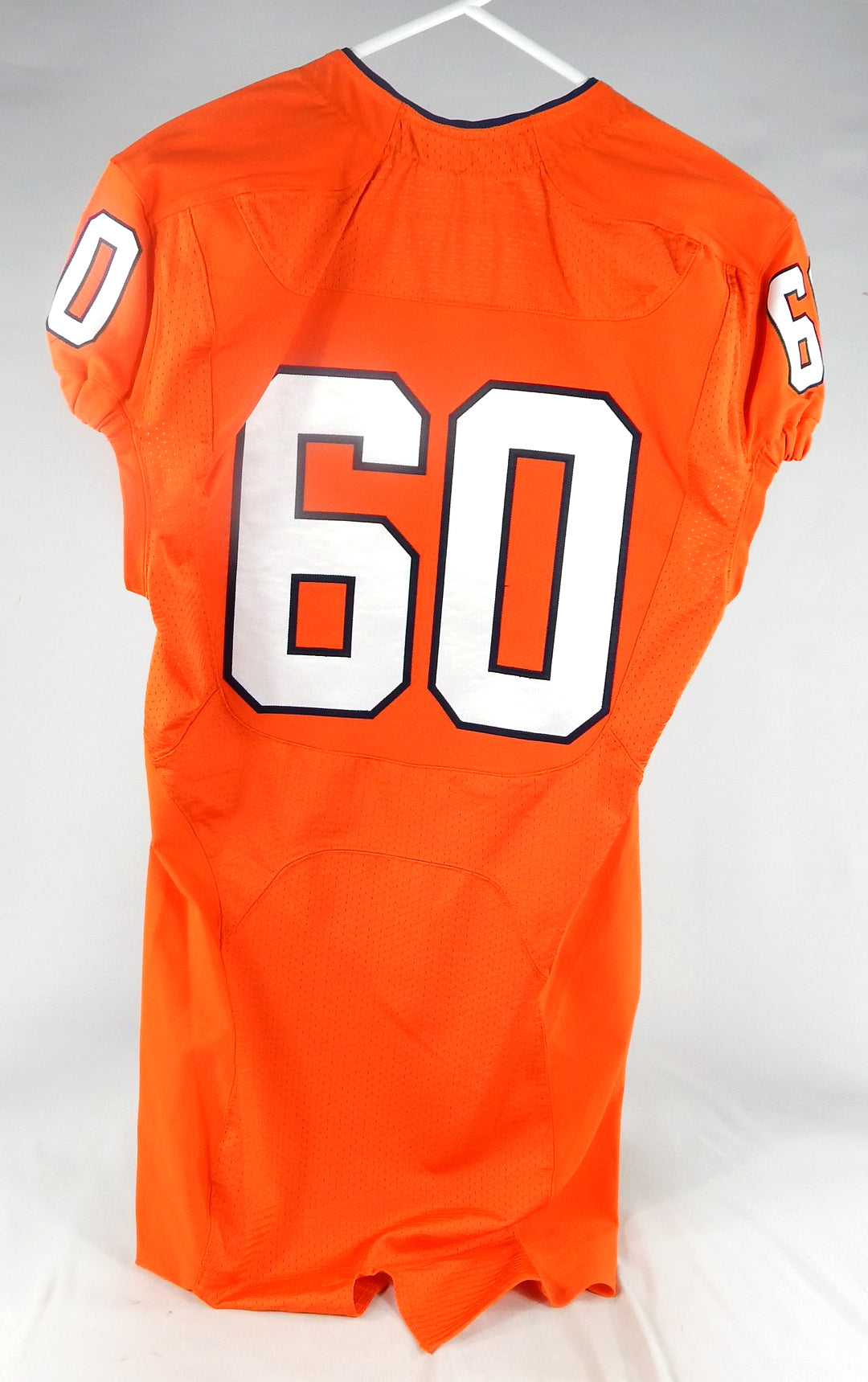 2013 Virginia Cavaliers #60 Game Used Orange Jersey NP Rem 42 161