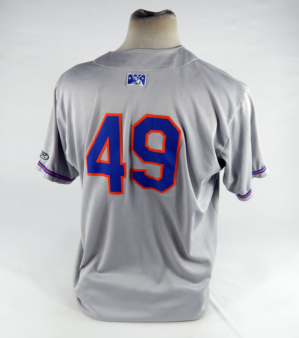 Midland Rockhounds #49 Game Used Grey Jersey 46 DP71951