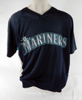 Seattle Mariners #53 Game Used Navy Jersey BP ST DP70172