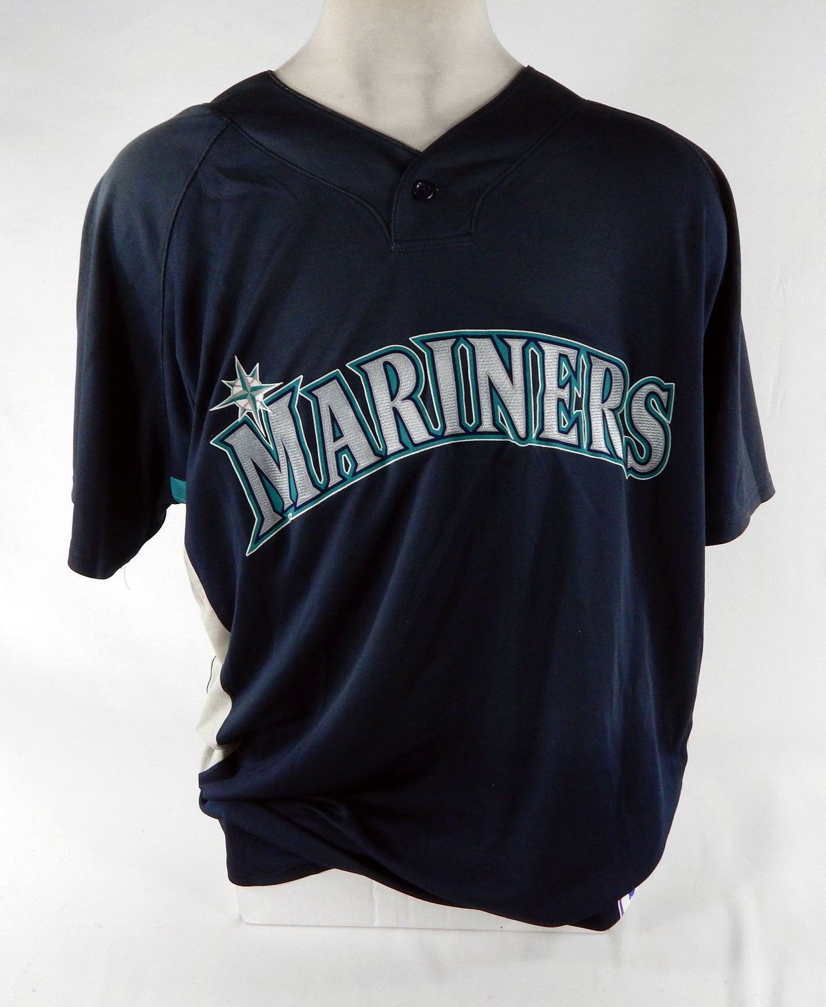 Seattle Mariners #53 Game Used Navy Jersey BP ST DP70172
