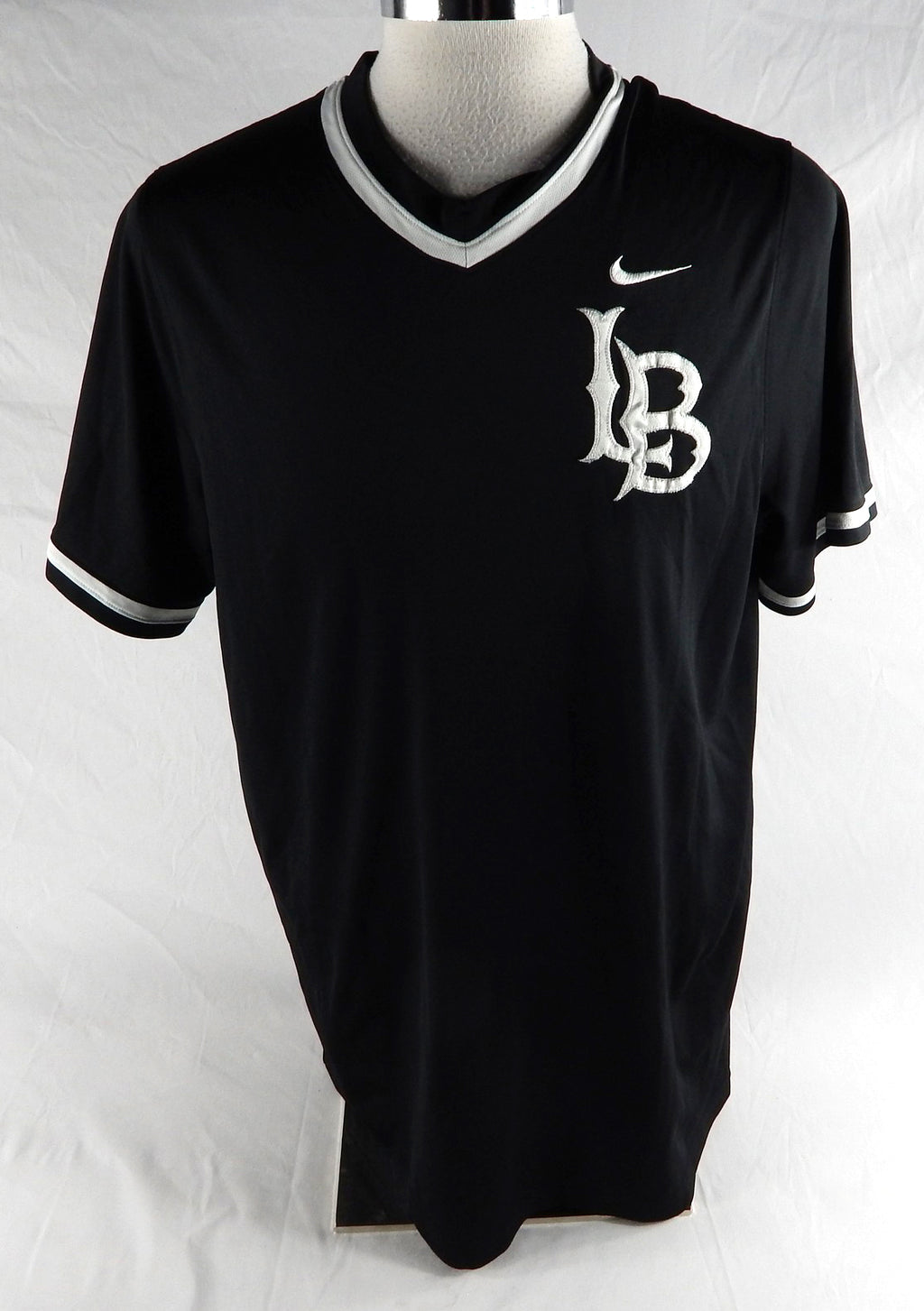 2021 Long Beach State Dirtbags #77 Game Used Black Jersey Baseball XL DP95639