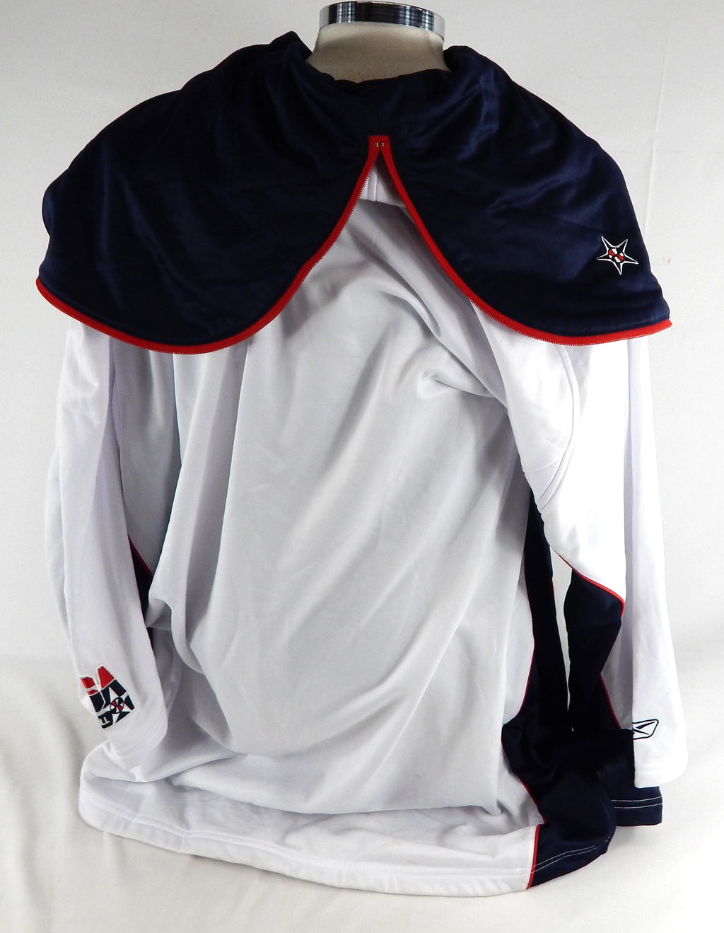 2000s Team USA Basketball Game Issued White Warm Up Jacket 4XL 578 Pic2