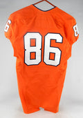 2012 Virginia Cavaliers #86 Game Used Orange Jersey NP Rem 40 162